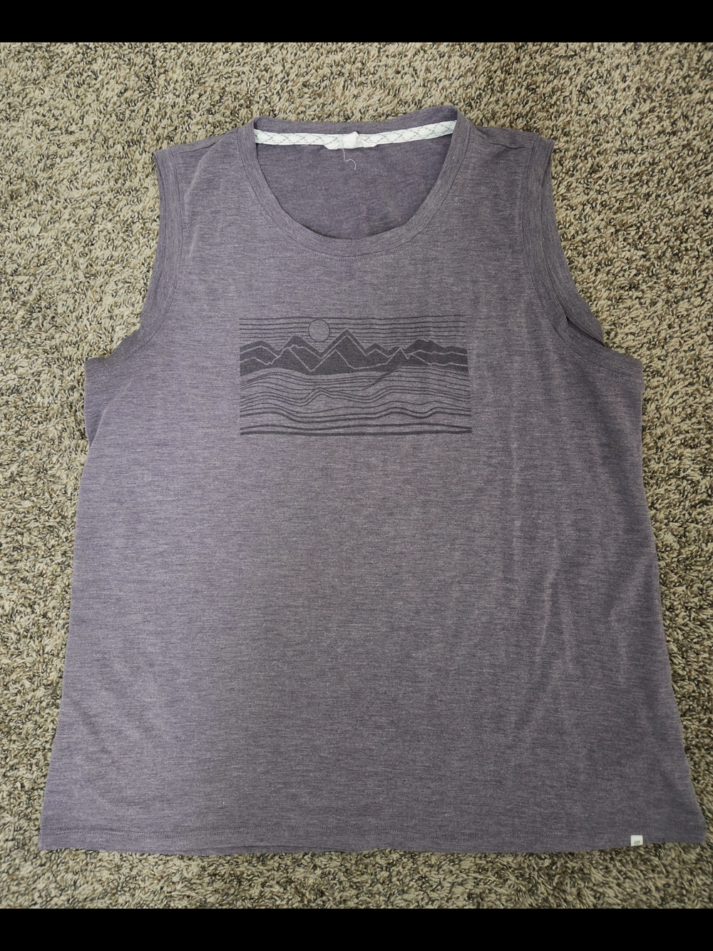 Marika Heather Purple Graphic Tank